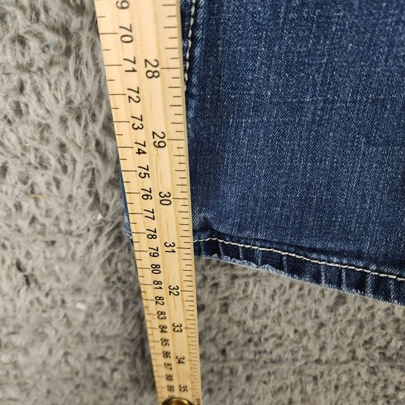 Miss Me Jeans Womens 28 Blue Bootcut Stretch Low Rise *Read* - Picture 8 of 14